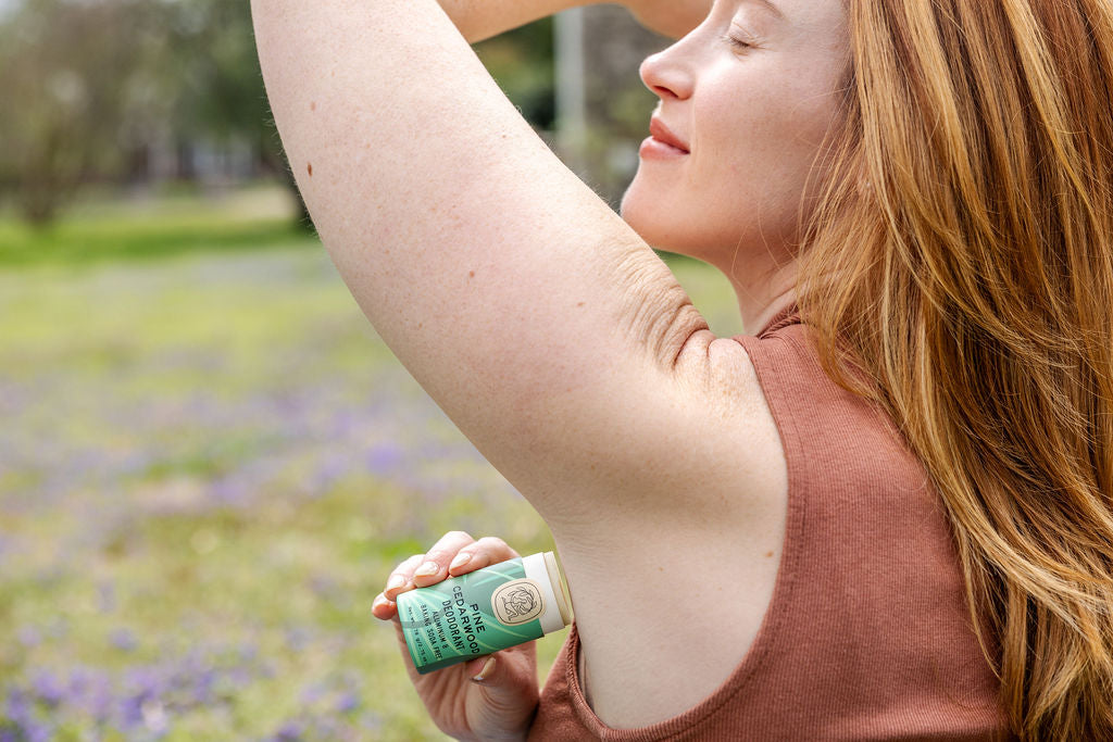 Good Flower Farm Pine Cedarwood Deodorant Plastic-Free Tube