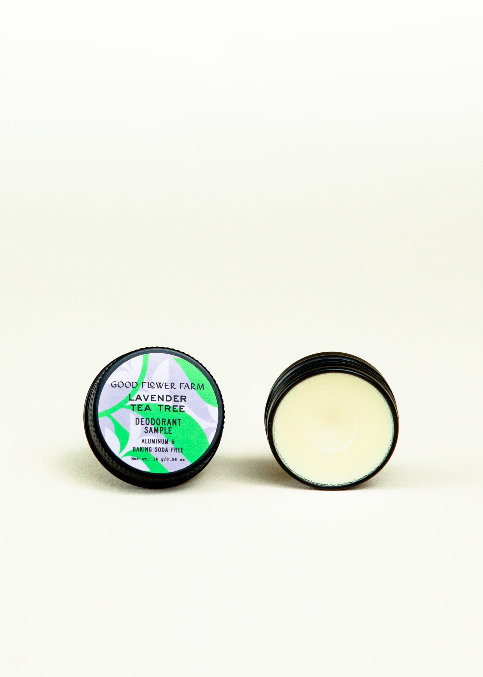 Lavender Tea Tree Organic Aluminum & Baking Soda Free Deodorant by Good Flower Farm Free sample