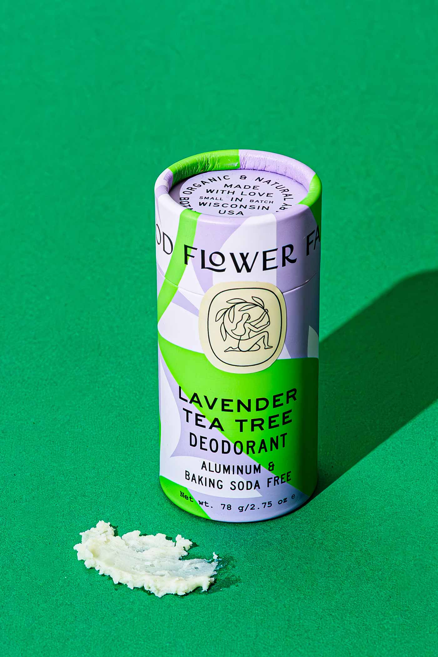 Lavender Tea Tree Deodorant Plastic-Free Tube