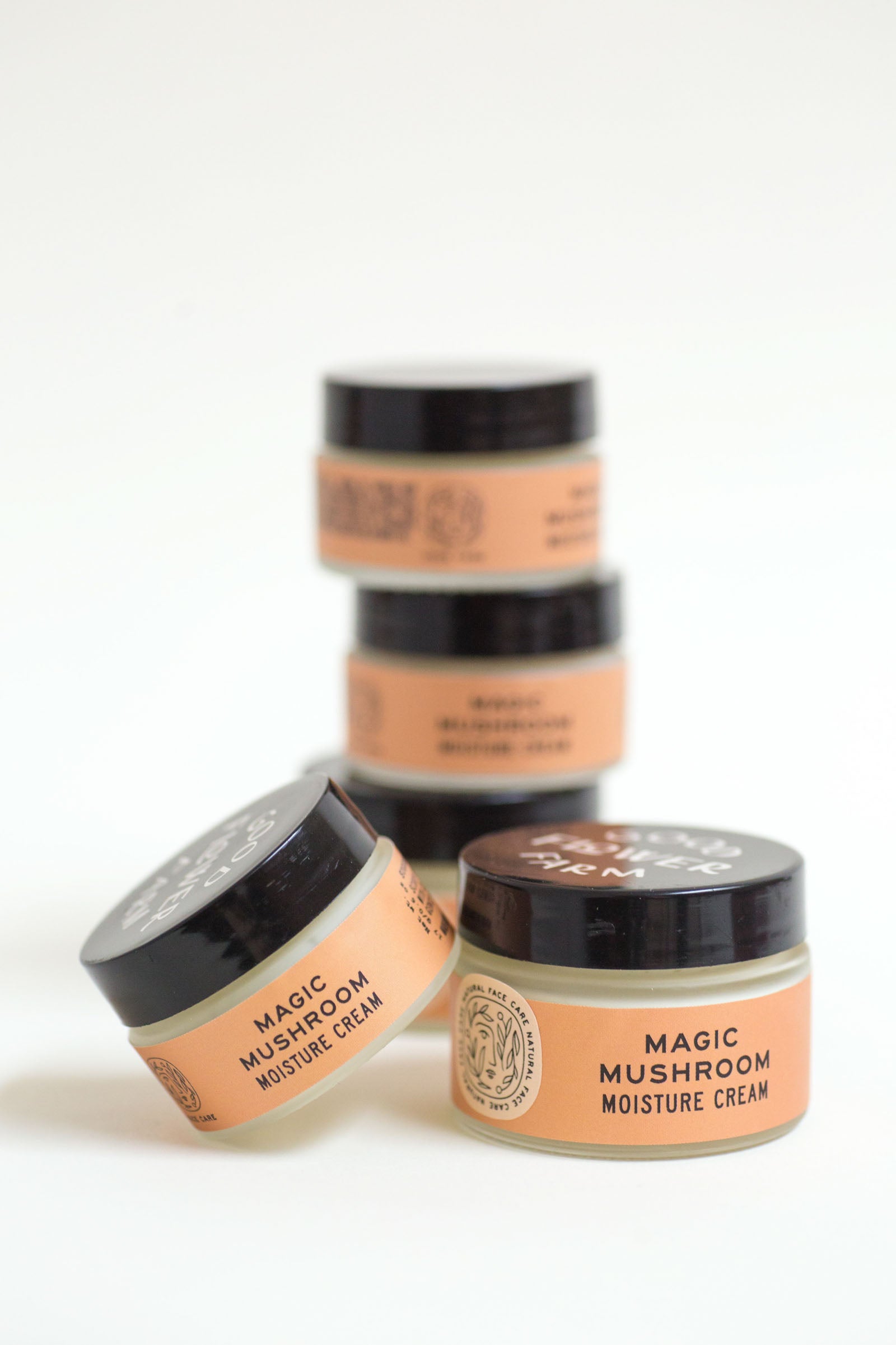 Organic herbal magic mushroom face cream by Good Flower Farm