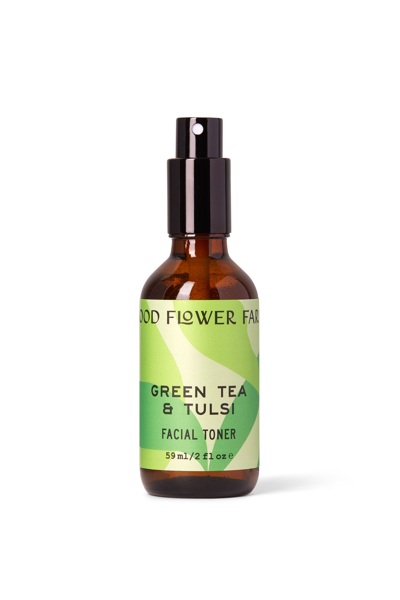 Green Tea & Tulsi Facial Toner: organic pH-balancing, pore minimizing